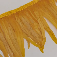 1m Borlas de plumas de gallo de colores Adorno de artesanía Adornos para manualidades DIY, decoración de fiesta festiva