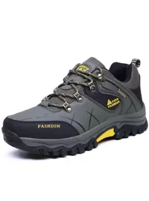 Men's Outdoor Shock-Absorbing Travel Hiking Shoes, Anti-Slip Desert Trekking Waterproof Sneakers