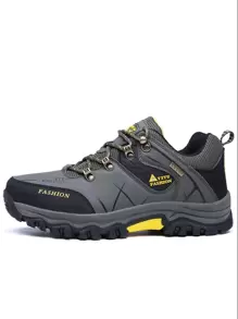 Men's Outdoor Shock-Absorbing Travel Hiking Shoes, Anti-Slip Desert Trekking Waterproof Sneakers
