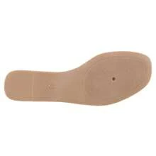 Women's Woven Raffia Strap Slide Sandals Open Toe Slip-On Flat Sandals Buckle Detail Slides Mules Slippers Spring Summer Casual Vacation Beach Shoes - Màu be - Xem 6