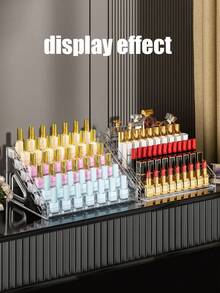 1pc (4 lớp/5 lớp/6 lớp/7 lớp) Hộp đựng đồ trang sức, phụ kiện làm móng Hộp trưng bày được làm bằng vật liệu trong suốt, được sử dụng để lưu trữ đồ trang sức, hoa tai, dây chuyền, vòng tay, nhẫn và nhiều mặt hàng khác. Nó có sức chứa lớn và thuận tiện để lưu trữ và trưng bày nhiều mặt hàng nhỏ khác nhau. Giá trưng bày cầu thang Nước hoa, Sản phẩm chăm sóc da, Mỹ phẩm, Giá đựng mỹ phẩm nhiều lớp Lắp đặt theo phong cách đơn giản và cổ điển - Trong sáng - Xem 12