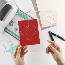 DONQE 2 件/1 对标准切割垫，适用于模切机；透明聚碳酸酯塑料切割板，切割垫模切板 8 3/4 英寸 X 6 1/8 英寸 X 1/8 英寸（22.5 X 15.5 X 0.3 厘米） - 透明 - 查看 13