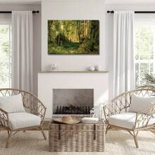 1 pieza Póster de lienzo enmarcado, arte moderno, impresión artística de caza, regalo ideal para dormitorio, sala de estar, pasillo, arte de pared, decoración de pared, decoración de otoño, decoración de pared, decoración de habitación - 16 x 24 pulgadas/40 x 60 cm enmarcado - Ver 2