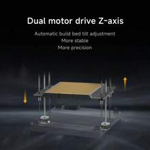 Impresora 3D QIDI Tech Q1 Pro, motores Z duales, cámara calentada a 60 ℃, impresión a 350 °C, extrusora trimetal, nivelación automática, alta velocidad ≤600 mm/s, CPU de 64 bits, detección de filamento, 245 x 245 x 240 mm - Enchufe de la UE .