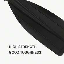 2 Pack 128cm Kayak Paddles Adjustable Portable Boat Oars Aluminum Alloy Detachable Afloat Kayak Oars Boat Rafting Canoe Paddle Tool For Inflatable Boat Kayak - Sliver Black - View 3