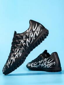 Herren Fußballschuhe, Kunstrasen Stollenschuhe, professionelle flach geschnittene atmungsaktive Sportschuhe für Rasen Fußball, Outdoor/Indoor professionelle Fußballtrainingsschuhe