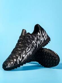 Herren Fußballschuhe, Kunstrasen Stollenschuhe, professionelle flach geschnittene atmungsaktive Sportschuhe für Rasen Fußball, Outdoor/Indoor professionelle Fußballtrainingsschuhe