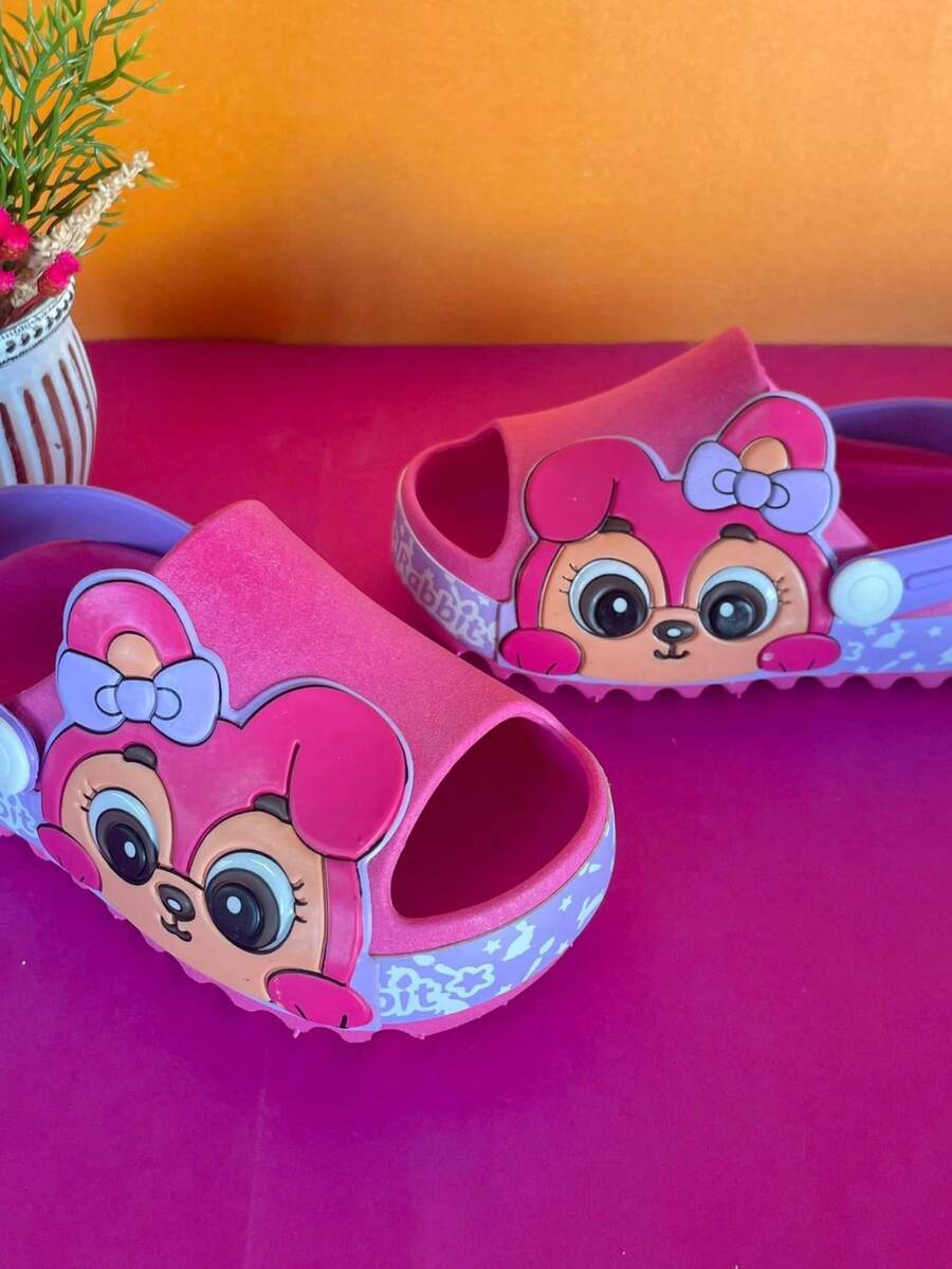 NEW BABY BUNNY SLIDE - Hot Pink - View 1