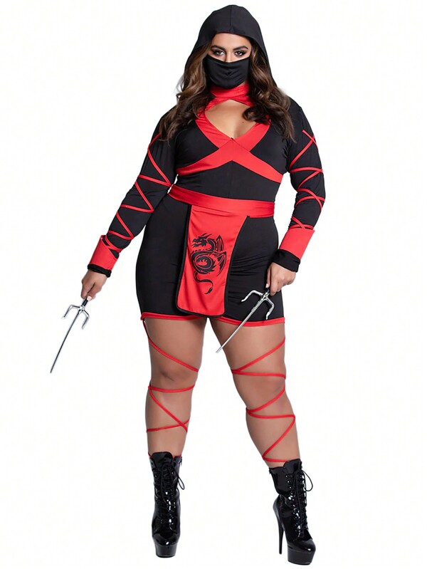 In Stock Sexy Female Warrior/ Costume, Romper With Suspender Design, Halloween Role Playing Game Outfit