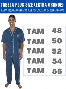 Pajamas Sleepwear Plus Size Men Adult Open Man - Green - View 2