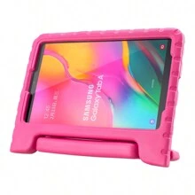 Compatible With Samsung Galaxy Tab A 10.1 Inch 2019(T510/T515) Tablet Case Shockproof Tablet Case Handle Stand Shockproof EVA Bumper Cover - Rose Red - View 4
