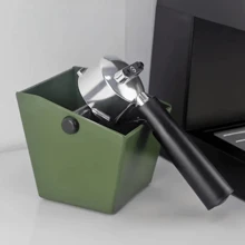 1 contenedor para café molido concentrado, contenedor de residuos, contenedor desmontable estilo barista, accesorio para el hogar y la cafetería, ideal para la vuelta al cole.