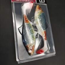 2pcs Soft Fishing Kit 3D 14cm/5.5Inch Artificial Bait Shad Pike Perch Zander Catfish Fishing Tackle Isca Artificial