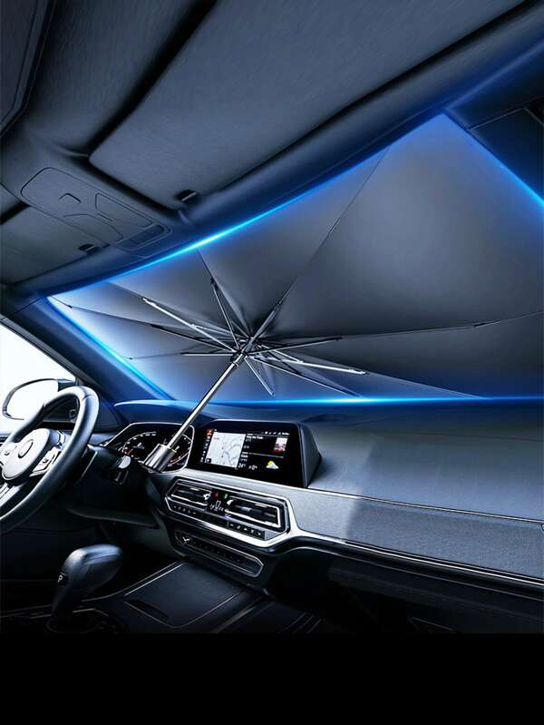 2025 Premium Windshield Sunshade - Reflective UV Blocker, Foldable Sun Visor Protector, Keeping Vehicle Cool, Easy To Use And Store, Fits Various Front Windshields, Anti-Glare, Heat Resistant, Compact Design