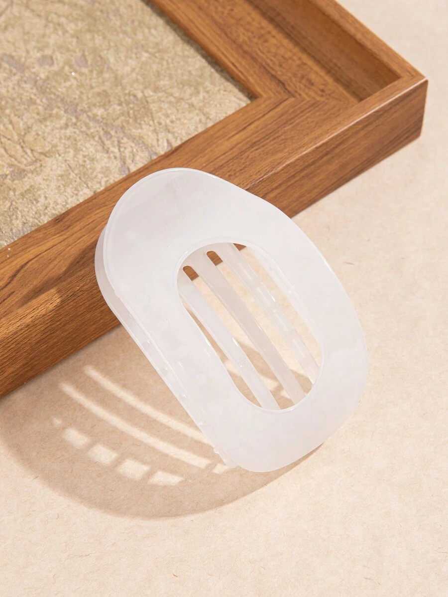 全新平板 PC 塑料发夹、发爪，适合半扎发型、发髻制作器万圣节 - 白色 - 查看 1