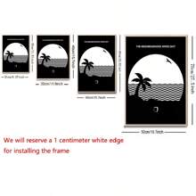 1pc "Elegant" High-Quality Canvas Art Print, Vertical Wall Decor Suitable For Living Room, Bedroom, Office And Other Spaces, Optional Frames - Multicolor - View 2
