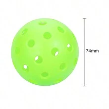1Pc/3pcs Durable Indoor Pickleball Balls Training Paddle Ball Plastic Pickleball For Entertainment And Practice - Multicolor - View 6