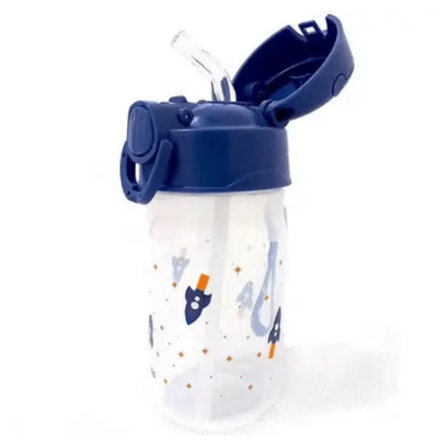 Cup With Straw And Handle For Leak-Proof Children's Bottle 370ml - Pimpolho - 藍色 - 查看 1