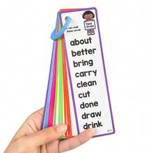 220 Sight Words Flashcards, High Frequency 220 Words, Beginning Reading, Kindergarten To 1st Grade, ESL Teaching Materials, Learning Materials, Vocabulary Building School, Student, Stationery, School Supplies, Kids Toys, Toys, Teacher Supplies - Apricot - View 13