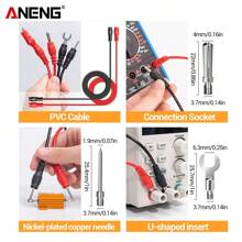 ANENG DT9205A-12 1999 Đếm Đồng hồ vạn năng kỹ thuật số Máy kiểm tra điện áp dòng điện AC Đồng hồ kiểm tra điện Đồng hồ vạn năng tương tự chuyên nghiệp - Nhiều màu - Xem 11