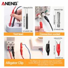 ANENG DT9205A-12 1999 Đếm Đồng hồ vạn năng kỹ thuật số Máy kiểm tra điện áp dòng điện AC Đồng hồ kiểm tra điện Đồng hồ vạn năng tương tự chuyên nghiệp - Nhiều màu - Xem 10