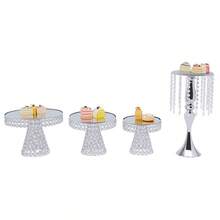 HOHOBLA LOYALHEARTDY-BTG 4pcs Set Cake Stands Round Cupcake Stands Dessert Wedding Christmas Party Display Plates[Best Gift For Family&Friends] - Thông thoáng - Xem 2