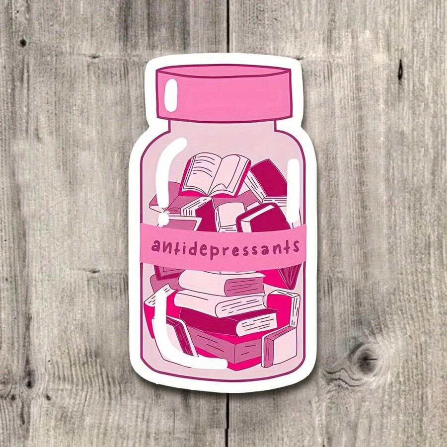 Nhãn dán Vinyl 3 inch chống trầm cảm, Quà tặng cho người yêu sách, Thiết kế dễ thương và nghệ thuật, Hoàn hảo cho máy tính xách tay, bình nước, ốp điện thoại, sổ tay, v.v., Không thấm nước và bền, Dễ dán, Lớp hoàn thiện bóng chất lượng cao, Chống tia cực tím, Chống trầy xước, Tuyệt vời để cá nhân hóa và làm quà tặng, Nhãn dán yêu sách, Nhãn dán Kindle, Quà tặng cho người yêu sách, Sản phẩm yêu sách, Đầu đọc Smut, Người yêu đọc sách, Máy đọc sách điện tử, Phiên bản giới hạn, Phải có cho người sưu tập nhãn dán - Nhãn dán - Xem 1