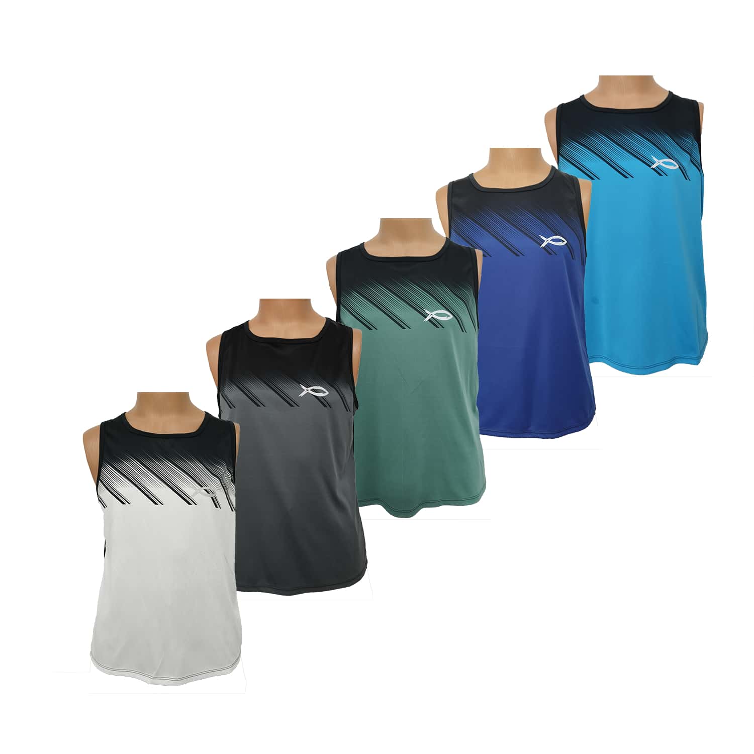 Regata  Dry Fit Masculina Kit 5 Peças