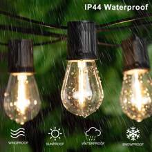 6 Bóng Đèn Led Nhựa S14 1W 2W 220V Chống Vỡ Chống Nước E27 Đế Trung Bình Đèn Dây Cổ Điển Bóng Đèn Thay Thế Trắng Ấm 2700K Trong Nhà Ngoài Trời Edison Bóng Đèn Cổ Điển Tương Đương Với 11W Cho Đèn Treo Sân Vườn - E27 220V - Xem 7