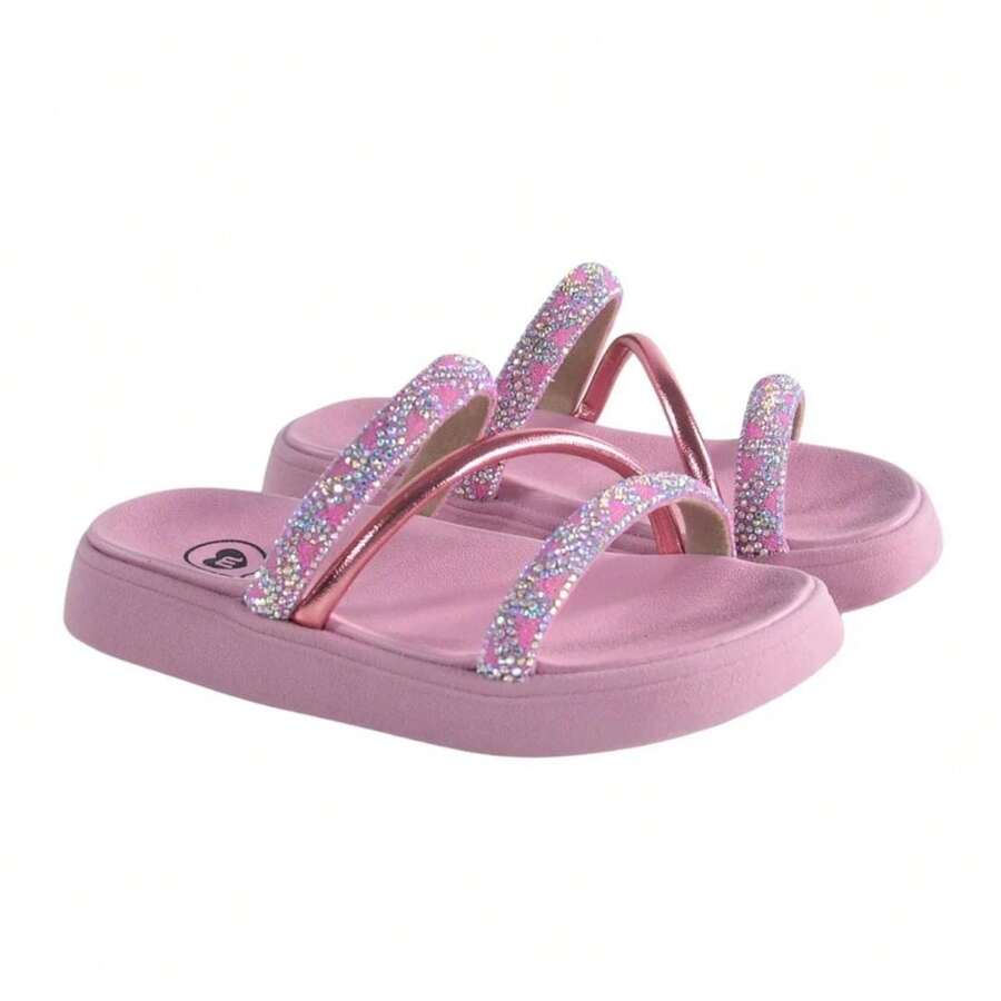 Women's Molekinha Papete Sandal - Hồng - Xem 1