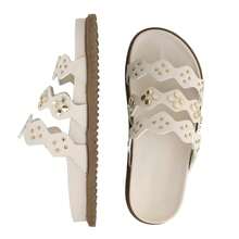 New Polka Dot Flat Papete Sandal - 白色 - 查看 4