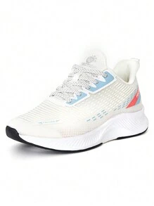 TECTOP Scarpe da running da donna sportive, traspiranti, antiscivolo, resistenti all'usura con effetto luminescente per la notte