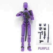 1 Set Of 6+ Educational DIY Lucky 13 Building Blocks Robot And Accessories, Full Articulated Posable Figures, 3D Printed Dummy 13 Toys, DIY Stress Relief Toys (Some Colors Randomly Shipped)