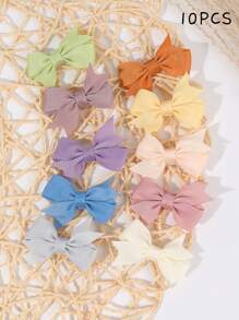 24pcs Plain Hair Bows For Girls Grosgrain Ribbon Bow Hair Clips With Full Lined Toddler Girl Bows Macaron Alligator Clips Birthday Hair Barrettes Kids Hair Accessories