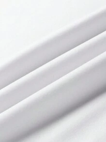 Men's Cartoon  Printed Casual Sports & Commuting Versatile Letter Embroidered White Hoodie Pullover Sweatshirt - White - View 3