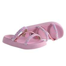 Women's Molekinha Papete Sandal - Hồng - Xem 2