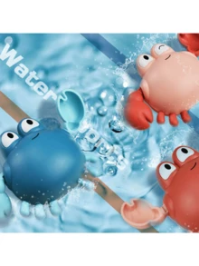 Bath And Swimming Water Toys - Frog, Turtle, And Duck - Multicolor - View 6