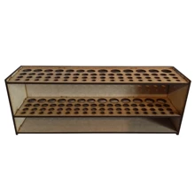 67 槽优质木制刷架 - 耐用艺术家桌面收纳盒、铅笔和画笔收纳盒、优雅艺术和工艺用品收纳盒、返校用品、学校用品