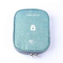 Bag Only 1pc Travel Portable Hand-Held First Aid Kit, Medicine Bag, Miscellaneous Items Sorting And Storage Bag, Home Outdoor Household, Car Mounted