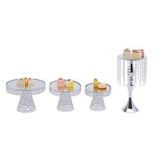 HOHOBLA LOYALHEARTDY-BTG 4pcs Set Cake Stands Round Cupcake Stands Dessert Wedding Christmas Party Display Plates[Best Gift For Family&Friends] - Thông thoáng - Xem 6