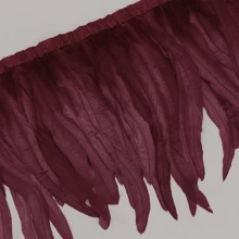 1m Borlas de plumas de gallo de colores Adorno de artesanía Adornos para manualidades DIY, decoración de fiesta festiva