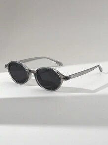 1pair Women's Retro Rivets Decor Oval Fashion Glasses For Street Style, Party, Beach Accessories For Women Glasses Shades Basics Fall Winter Women Outfits Clothes Business Casual Gifts Leopard For Summer Beach Vacation,Outdoor,Travel Casual Style Oval Frame For Going Out Outfit,Back To School - Multicolor - View 16