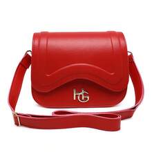 Women's Crossbody Bag Mini Bag Side And Shoulder Super Fashion Wedding Party - 紅色 - 查看 3