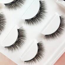 1 Peça Cílios Magnéticos 5D-4 [Estilo Grosso], Naturais e Alongadores, Uso Conveniente, Opções de Vários Comprimentos, Adequado para Uso Diário, Trabalho, Estudo, Viagem, Festa, etc. Kit de Cachos de Cílios, Cílios, Cílios Postiços