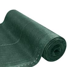 Froadp Pantalla de privacidad para valla, protección contra el viento 150 g/m² de HDPE, estabilizada a los rayos UV y resistente a la intemperie, para valla y balaustrada, balcón, terraza, red de sombra - Verde Oscuro - Ver 2