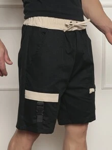 Bermuda Men's Twill Street - 黑色 - 查看 2