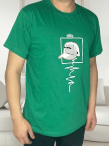 Men's T-Shirt With 3D Printed Pattern BONE Mesh - 綠色 - 查看 1