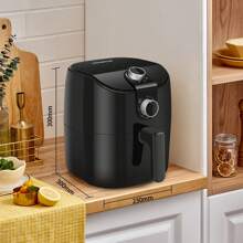 1pc 1500W 4L Air Fryer With Rapid Air Circulation, 30-Minute Timer, Knob Control, Adjustable Temperature, For Daily Cooking, Aigostar - EU F Type Plug(220-240V) - View 7