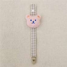 1 chiếc dây xích chống rơi núm vú giả hình gấu vải mới, dây xích chống rơi núm vú giả cầm tay, phụ kiện trêu chọc núm vú giả cho bé Quà tặng ngày lễ cho bé - Nhiều màu - Xem 22