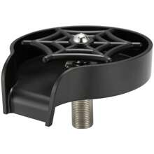 1 件装不锈钢水槽安装式洗杯器，黑色按压式洗杯器，适用于酒吧、咖啡店和茶馆 - 黑色 - 查看 1